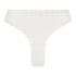 Slip brésilien V-shape mesh, Blanc