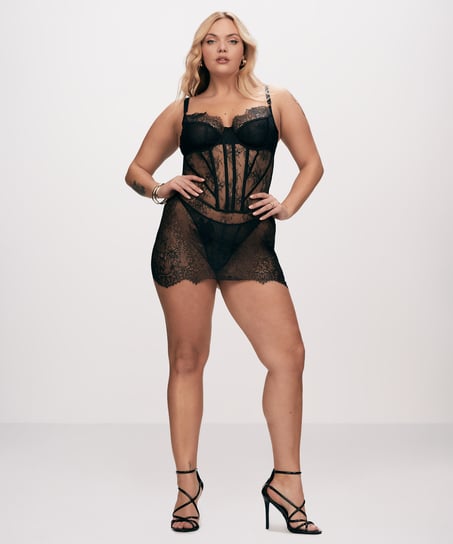 Nuisette Lace Camille, Noir