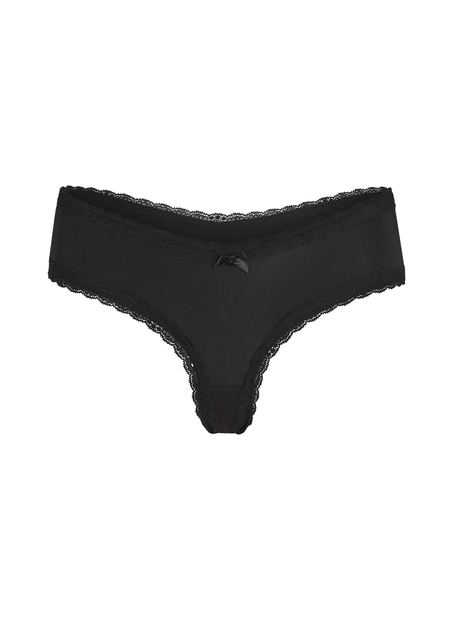 Slip brésilien en forme de V London, Noir