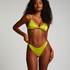 Haut de bikini triangle Luna, Vert
