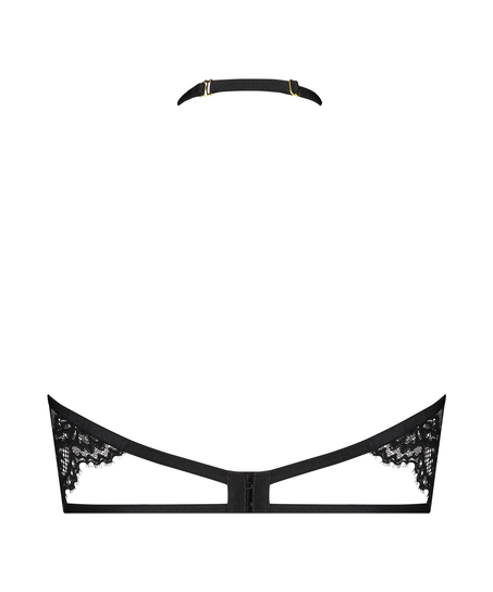 Soutien-gorge à armatures non-préformé col licou Eve, Noir