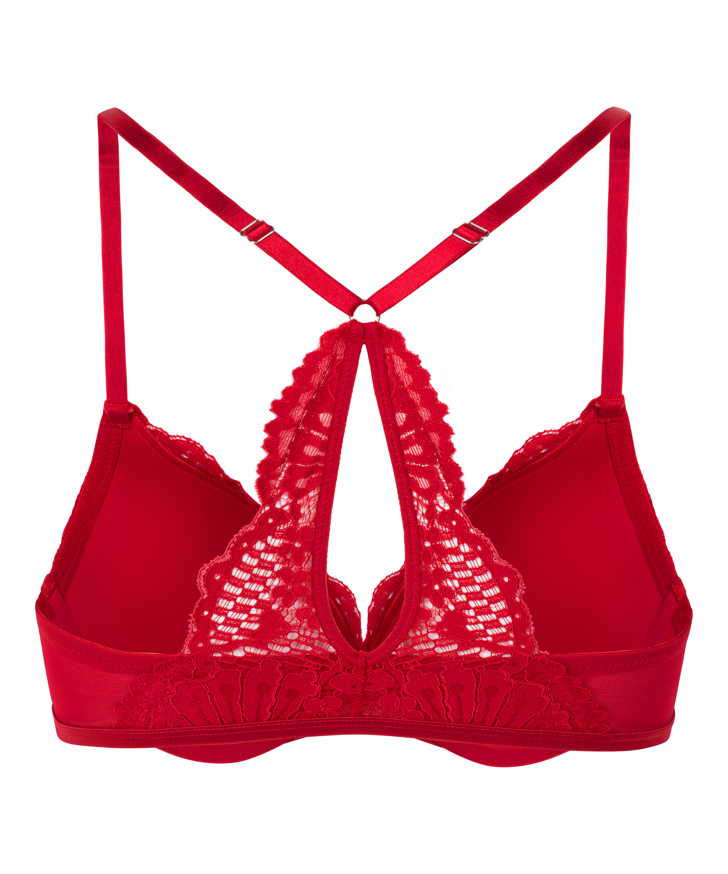 Soutien-gorge à armatures push-up préformé Whitney, Rouge, main