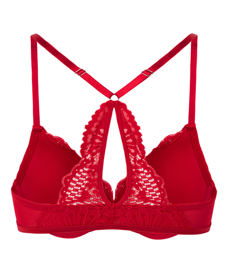 Soutien-gorge à armatures push-up préformé Whitney, Rouge