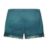 Short velours dentelle, Bleu