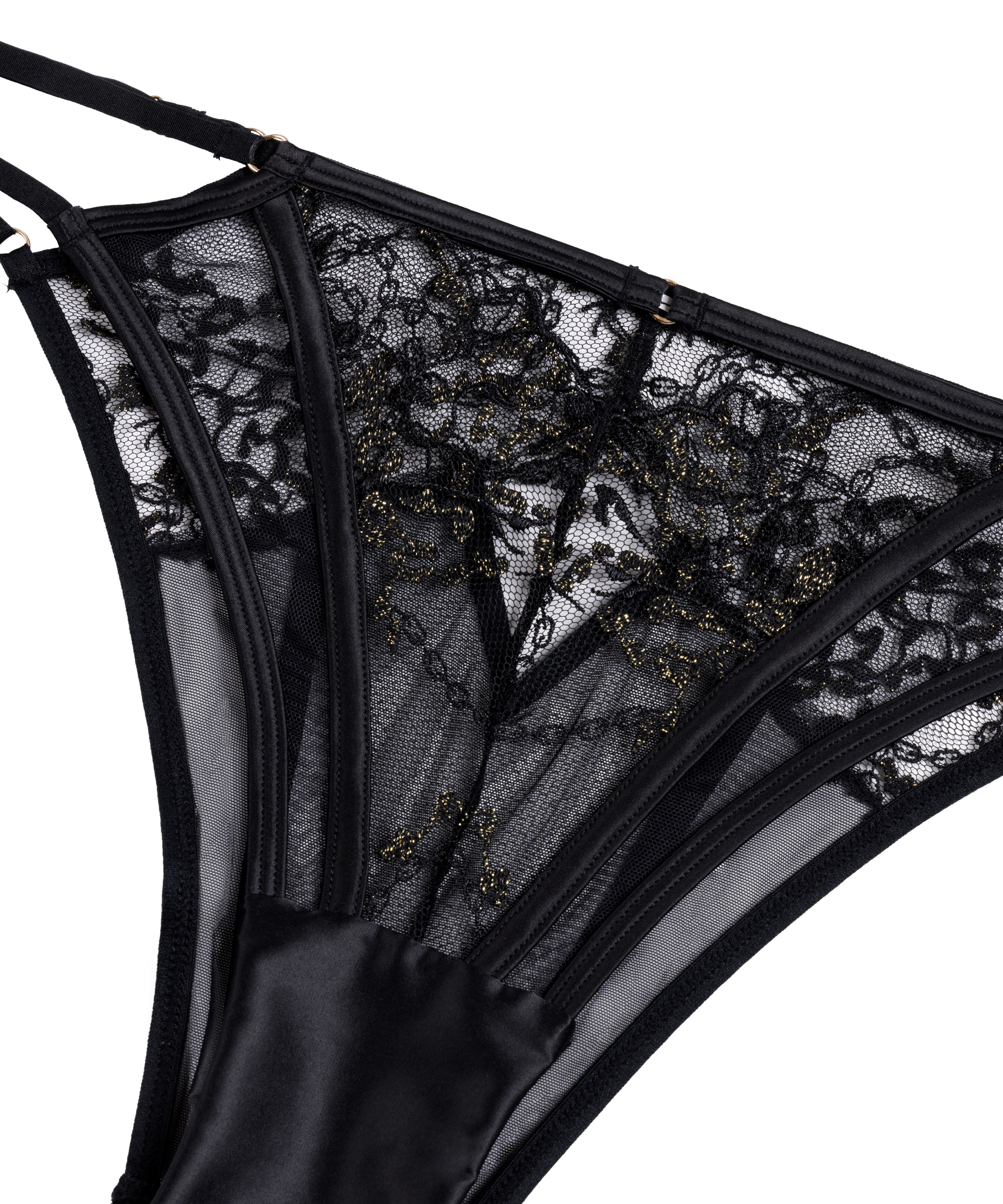 Slip brésilien Felicia, Noir, main