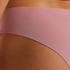 Slip brésilien invisible en coton, Violet