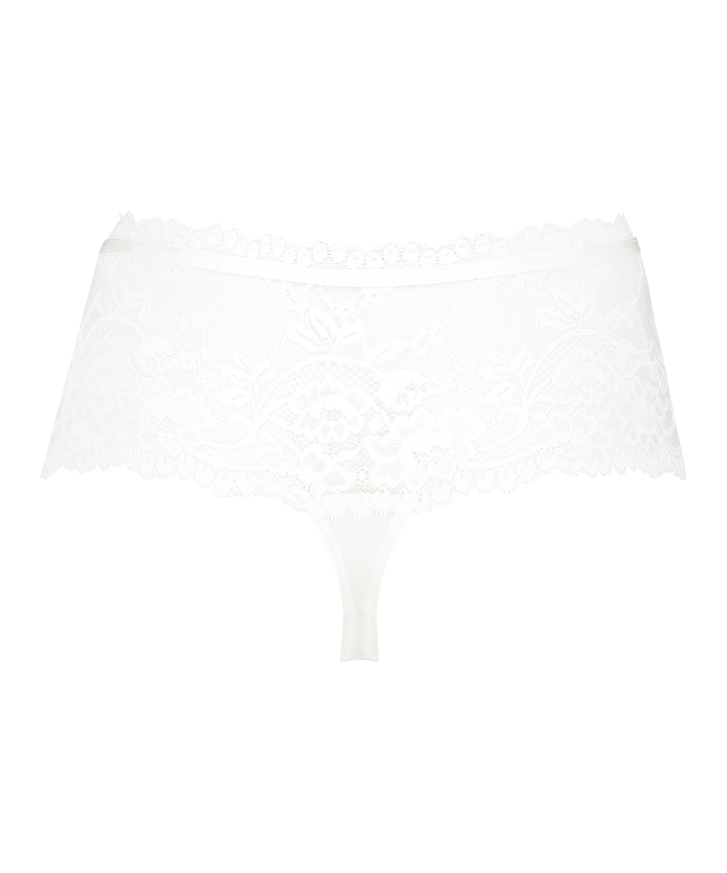 Boxer string Alda, Blanc, main