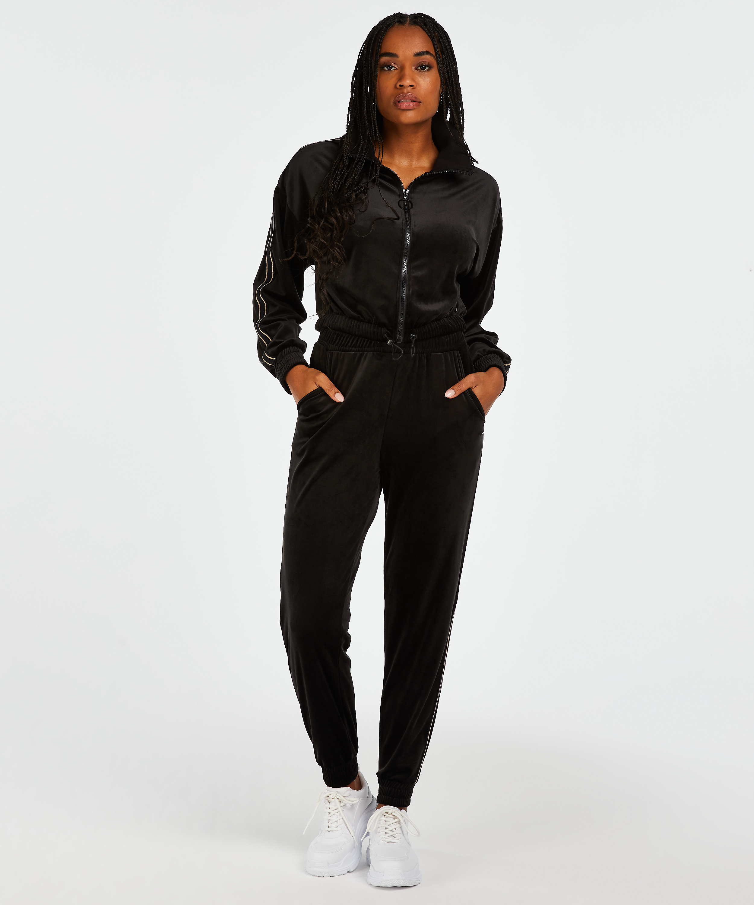 Pantalon de sport Velours HKMX, Noir, main