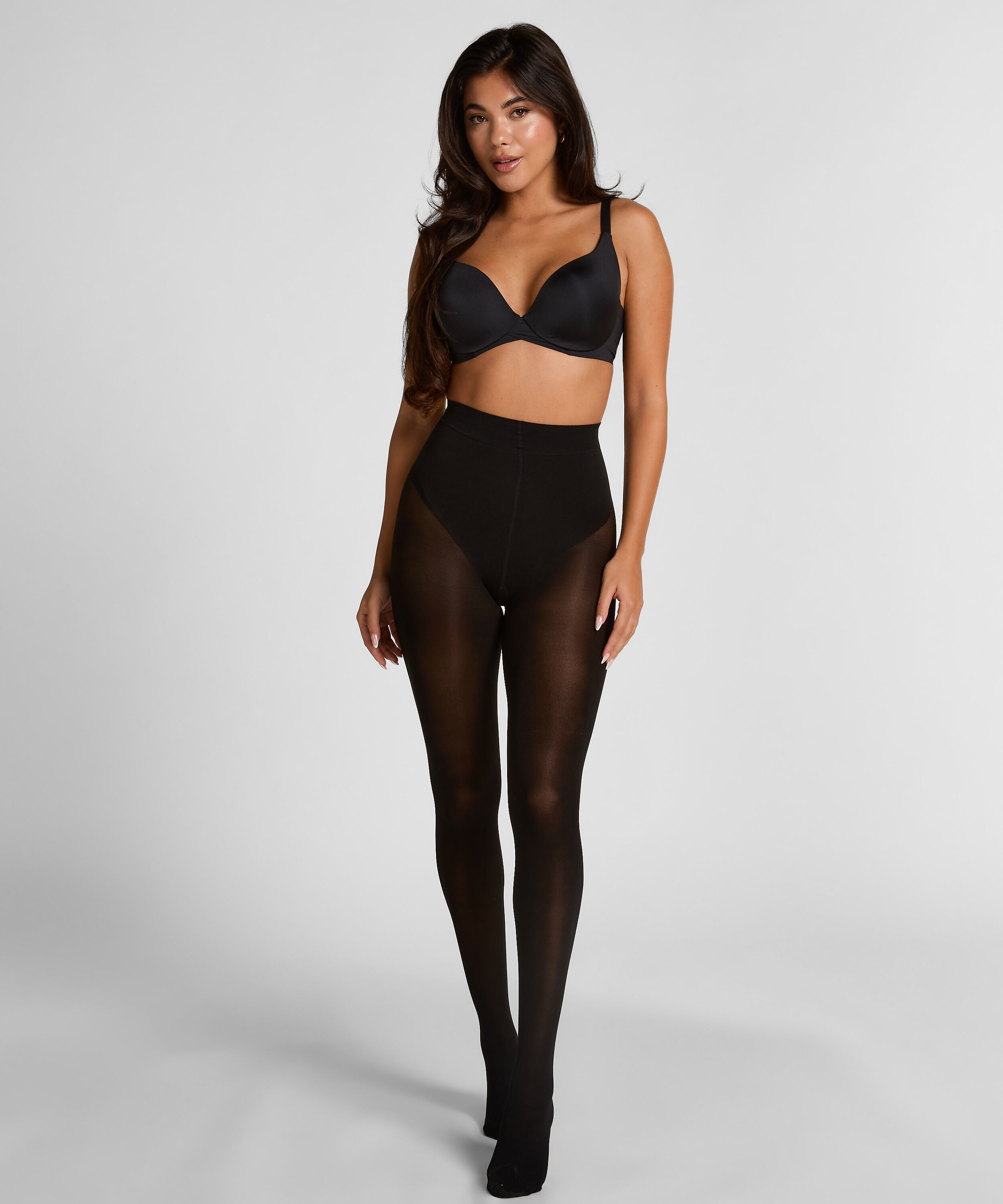 Collants 40 Deniers Contr&ocirc;le Total, Noir