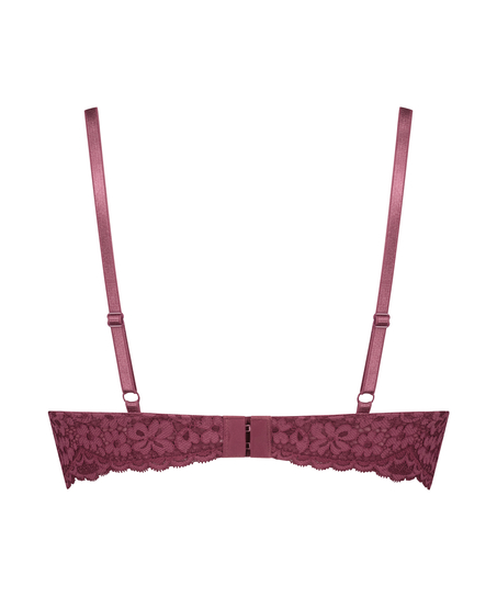 Soutien-gorge push-up à armatures rembourré Rose, Rouge