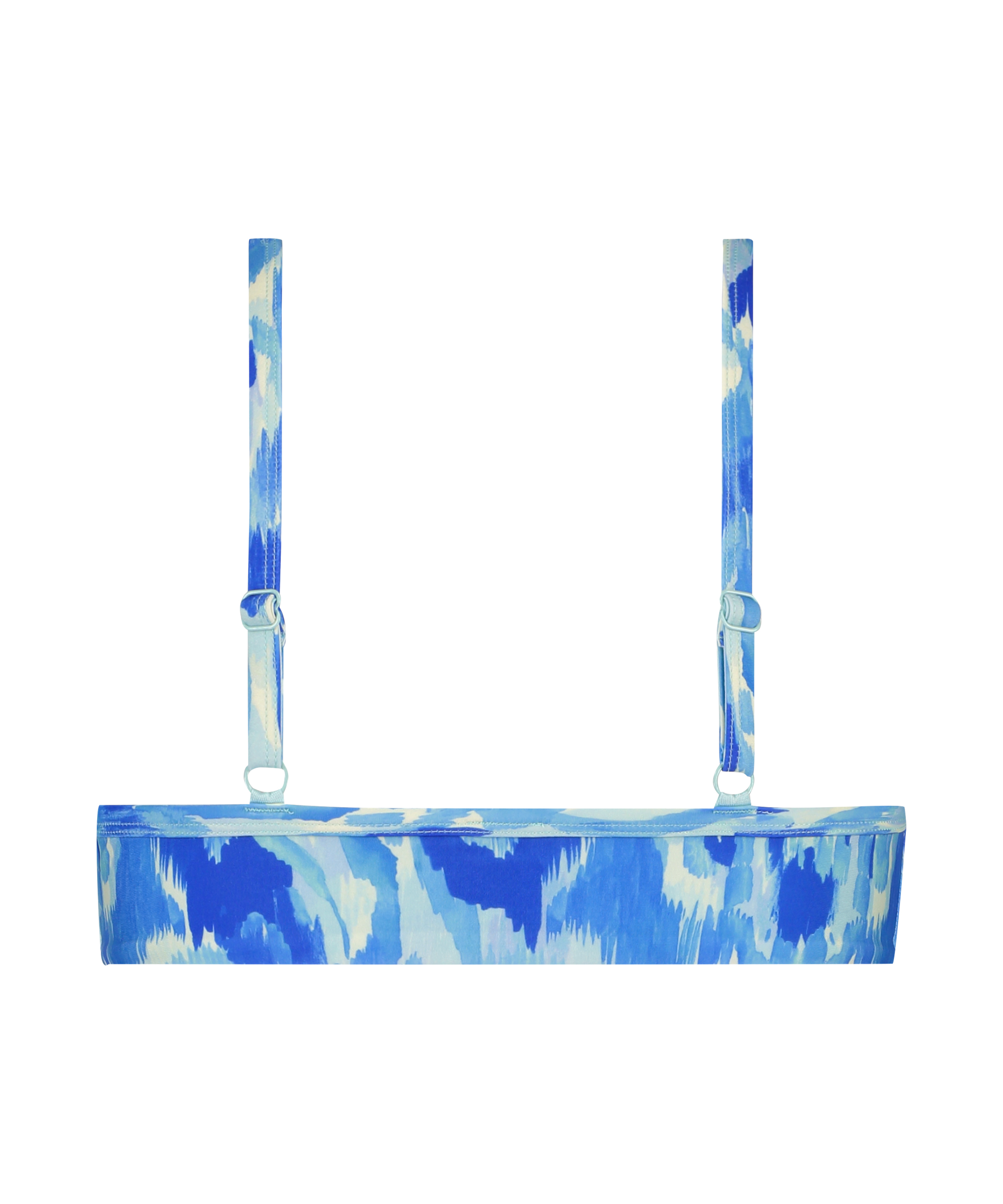 Haut de bikini court Paraguay, Bleu, main