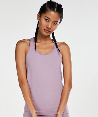 HKMX Haut tank top roundknit, Violet