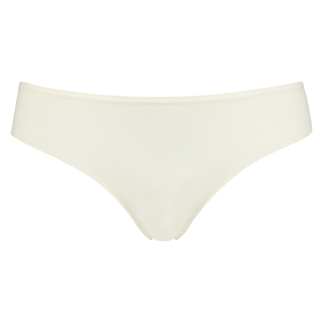 Slip br&eacute;silien Invisible Lace Back, Blanc