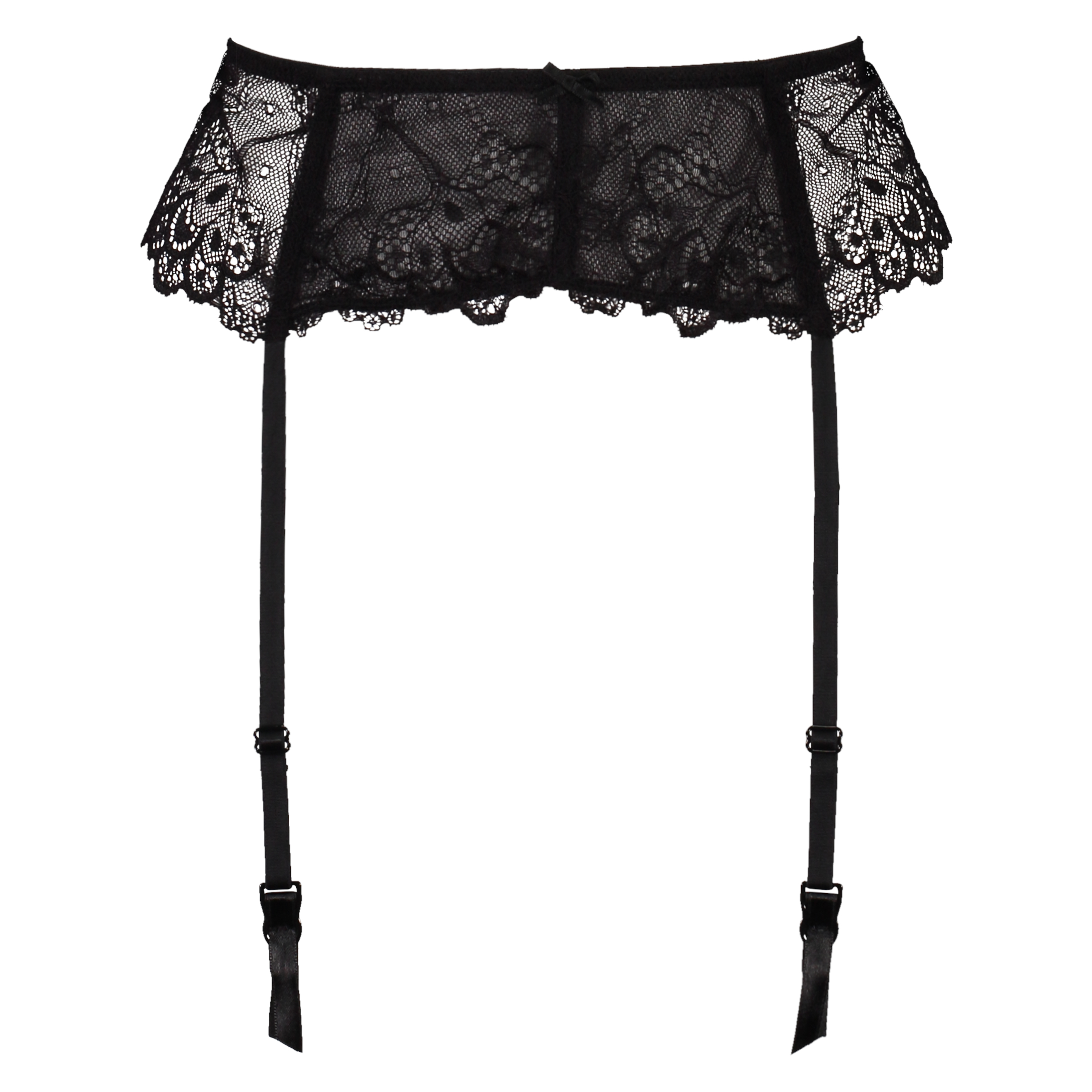 Porte-jarretelles, Noir, main