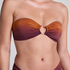 Haut de bikini bandeau Janiero, Violet