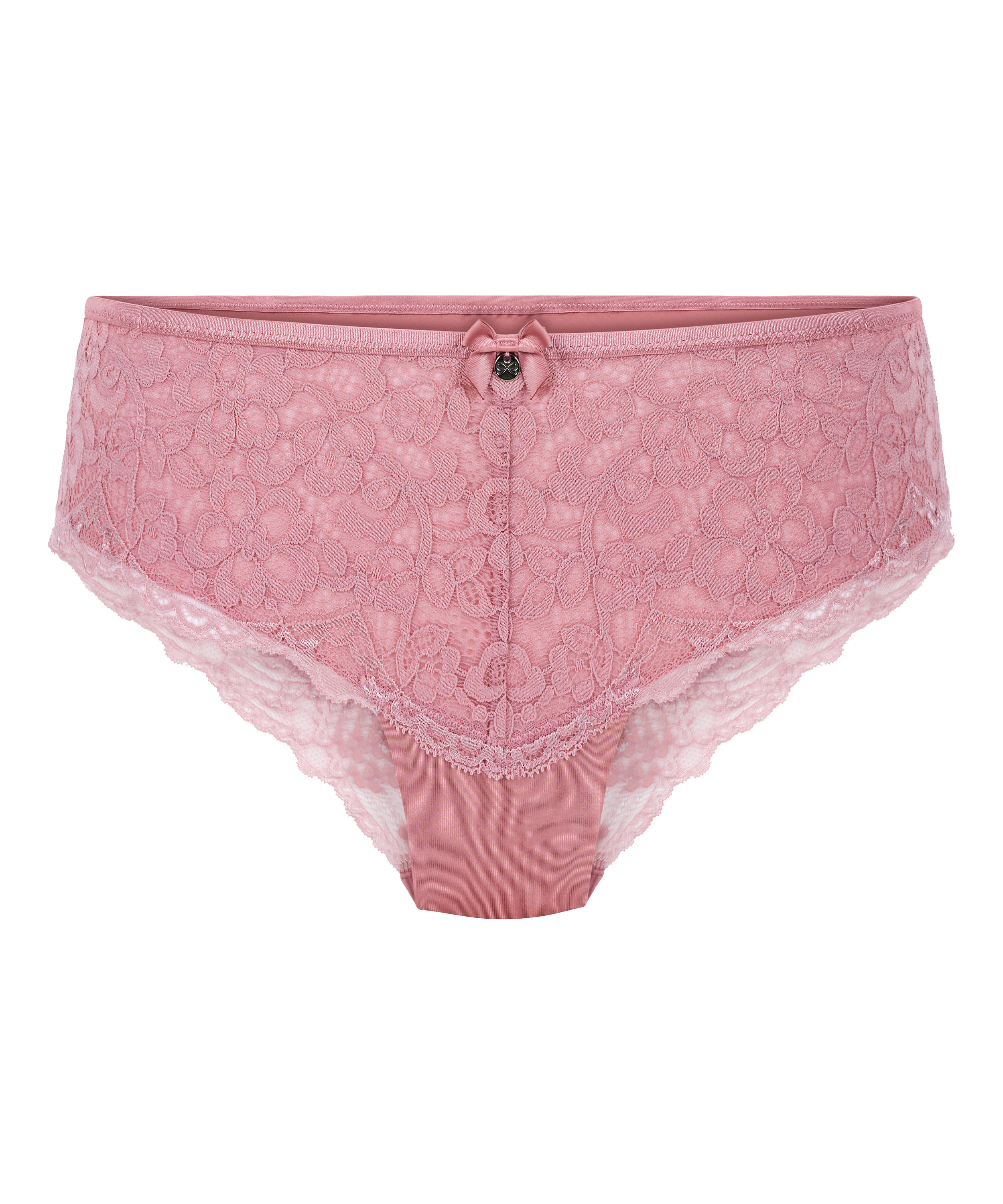Slip brésilien Marine, Rose, main