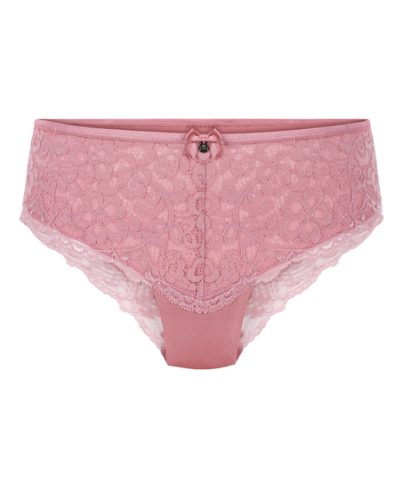 Slip brésilien Marine, Rose
