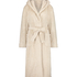 Long peignoir en polaire, Beige