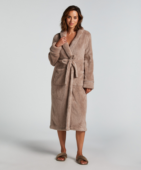Peignoir Fleece, Beige
