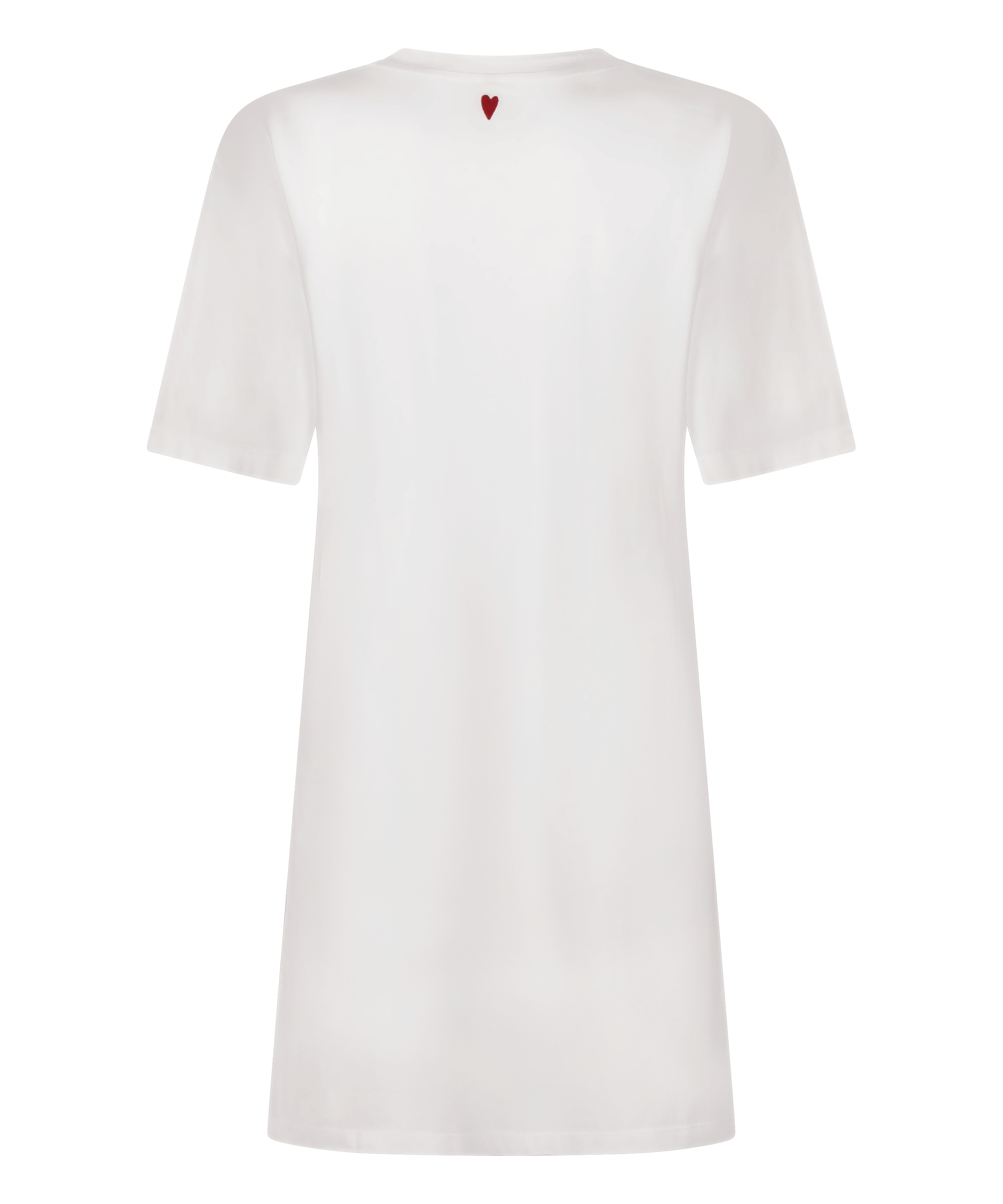 Chemise de nuit, Blanc, main