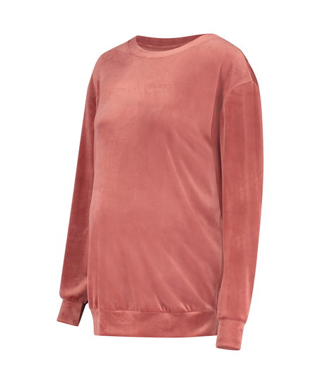 Top de grossesse en velours, Rose