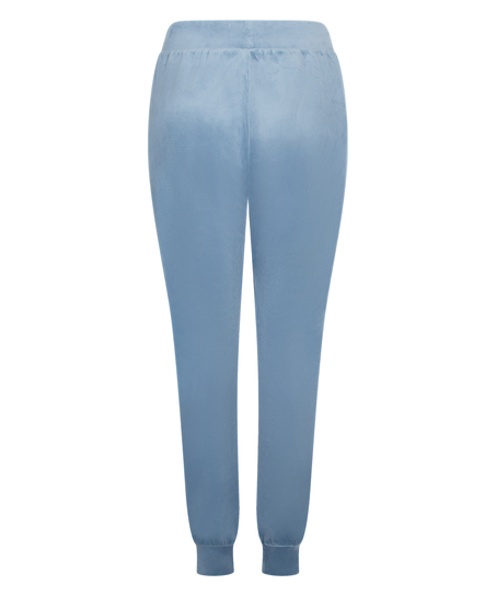Petite Pantalon de jogging en Velours, Bleu