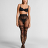 Collants 20 Deniers Dentelle, Noir