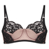 Soutien-gorge bustier préformé Poppy, Noir
