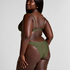 Haut de bikini triangle Luna, Vert