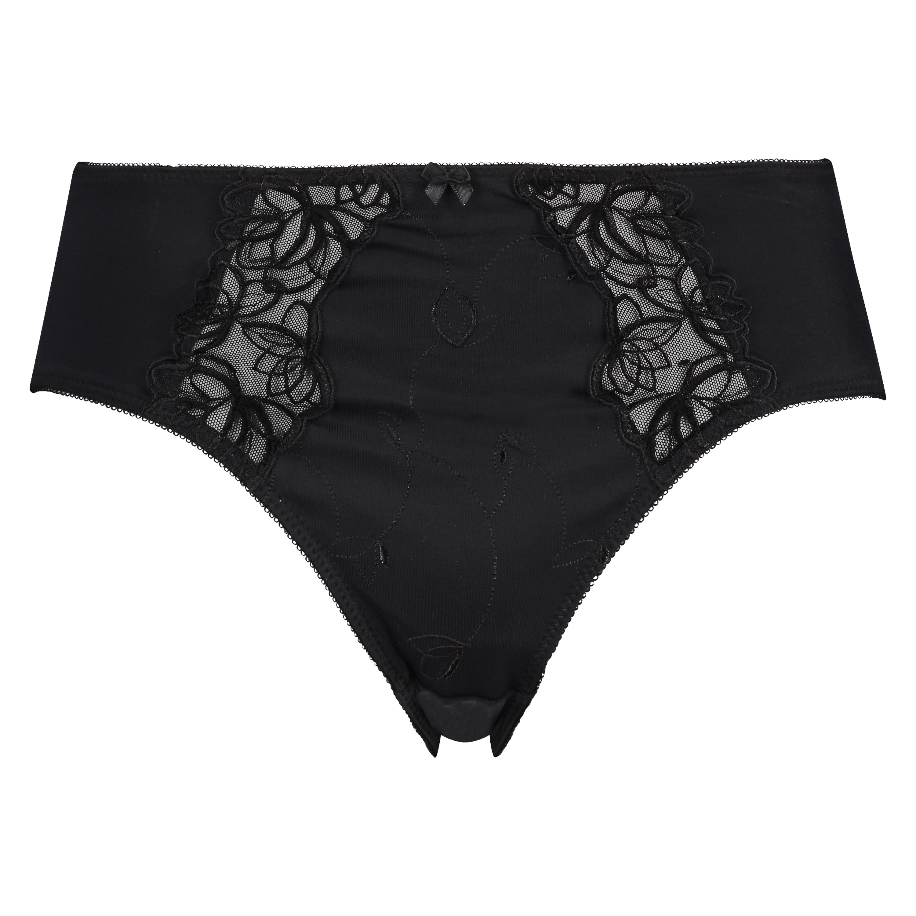 Slip taille haute Diva, Noir, main
