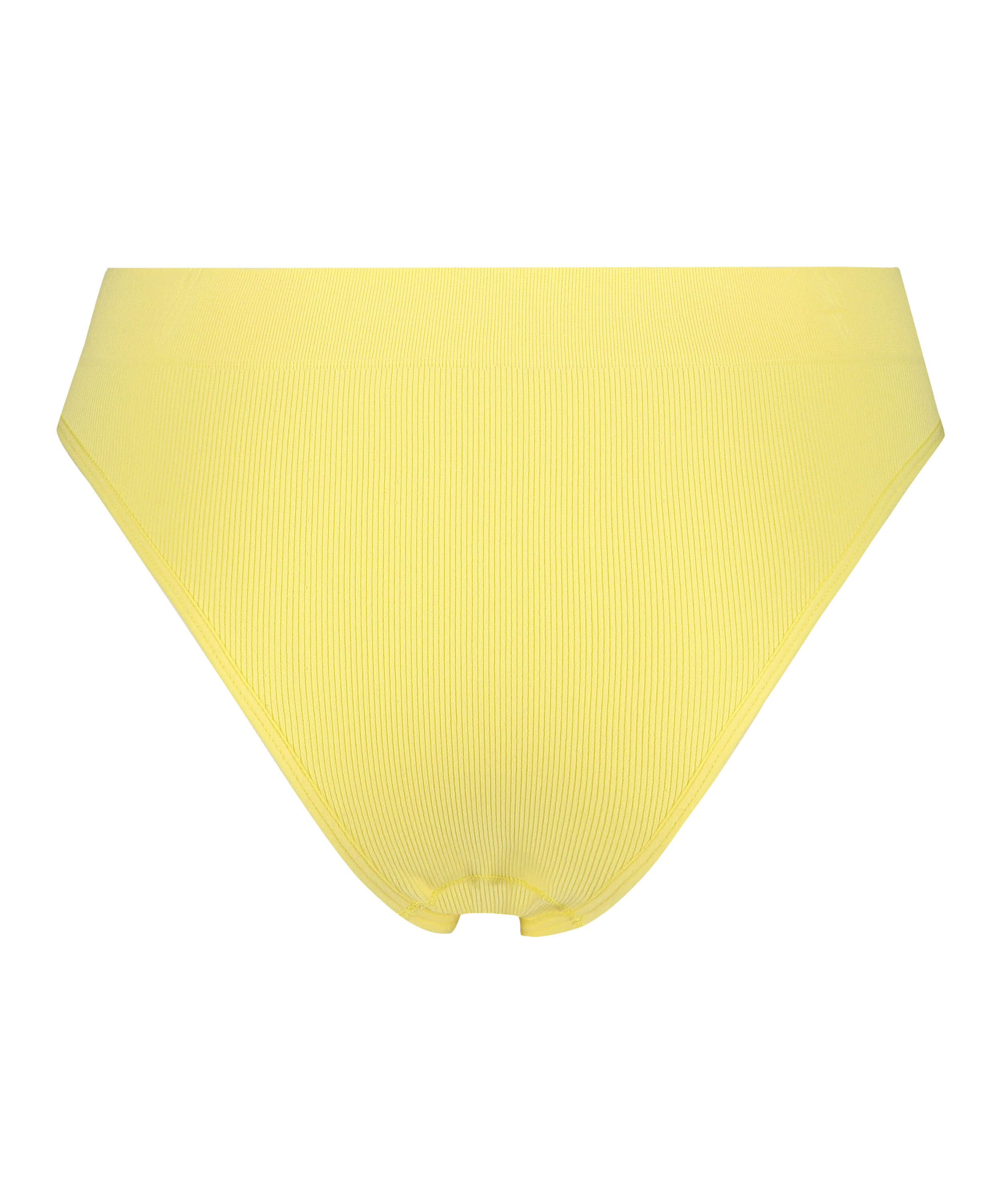 Slip br&eacute;silien &eacute;chancr&eacute; Bae, Jaune, main