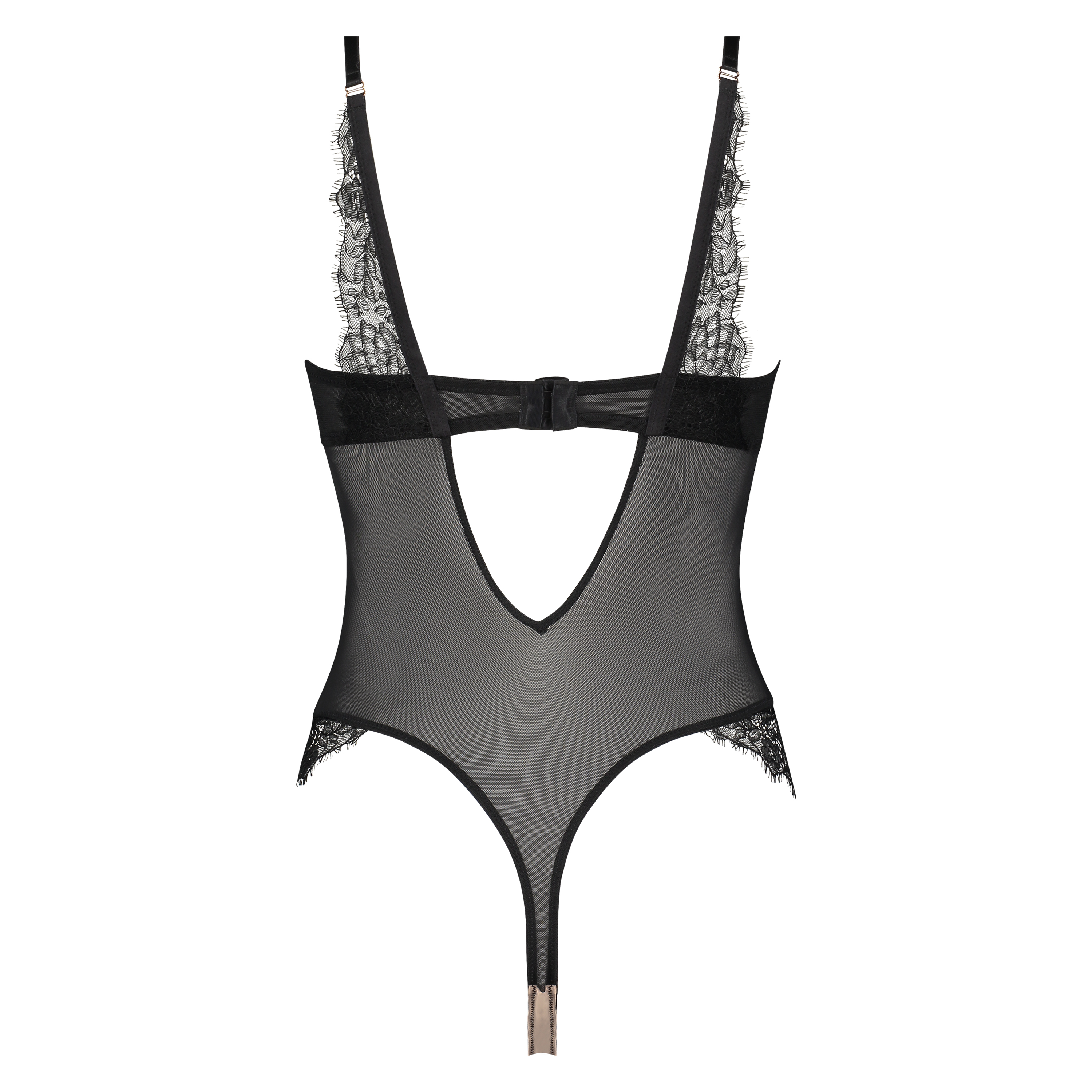 Body à armatures préformé Arianne, Noir, main