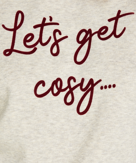 Hoodie à manches longues, Beige