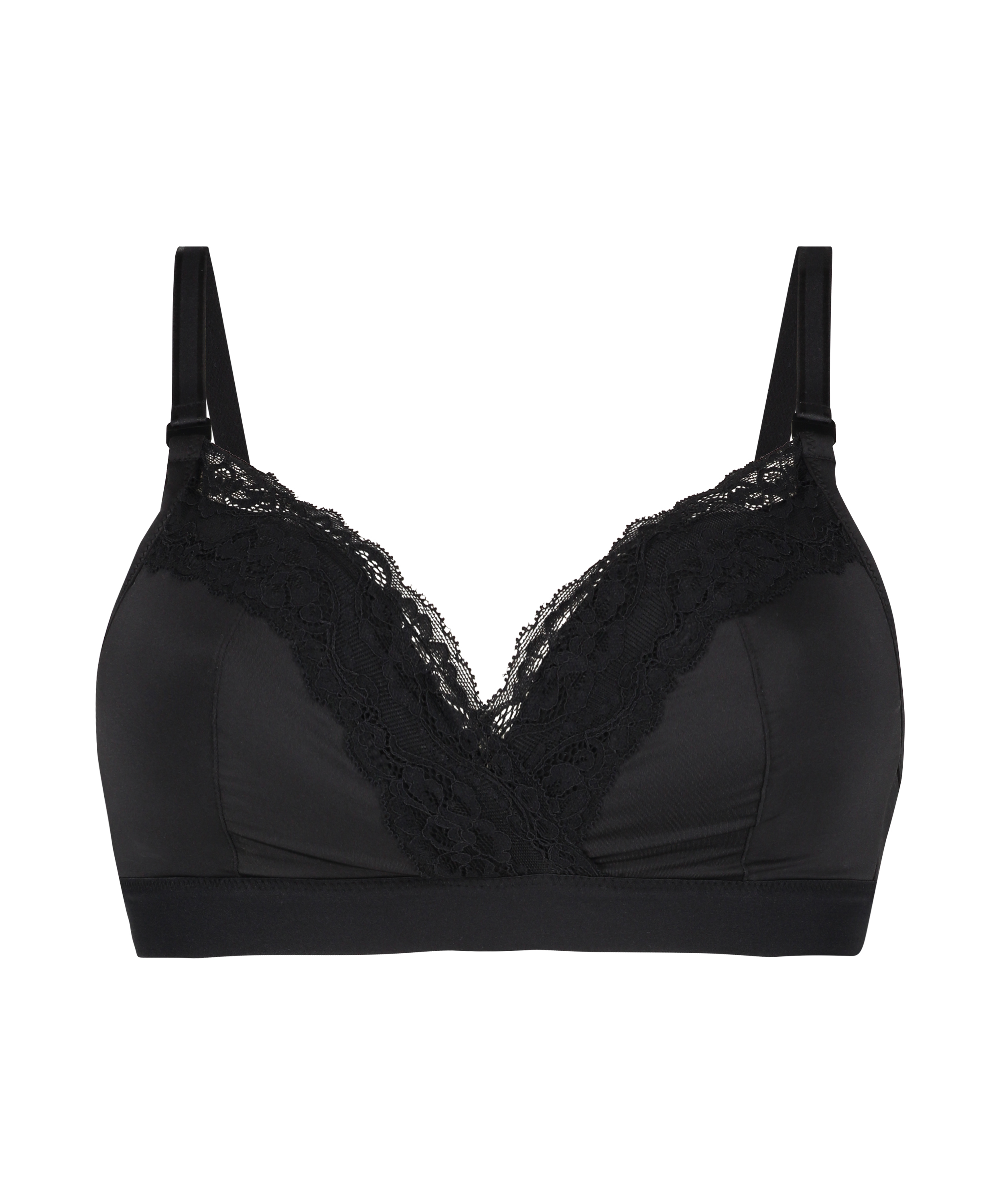 Soutien-gorge d&rsquo;allaitement pr&eacute;form&eacute; Annie, Noir, main