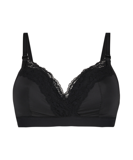 Soutien-gorge d&rsquo;allaitement pr&eacute;form&eacute; Annie, Noir