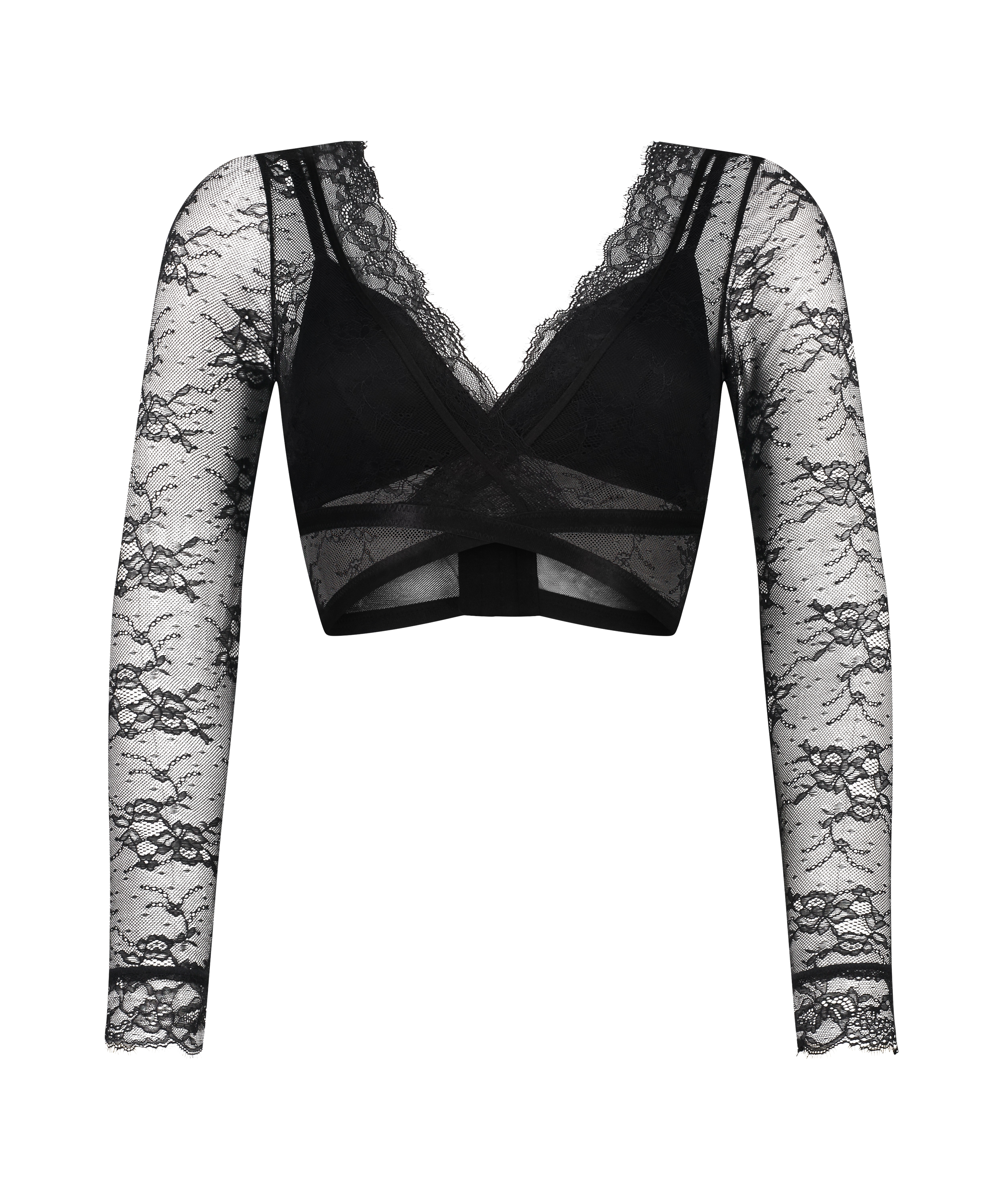 Brassière Molly, Noir, main