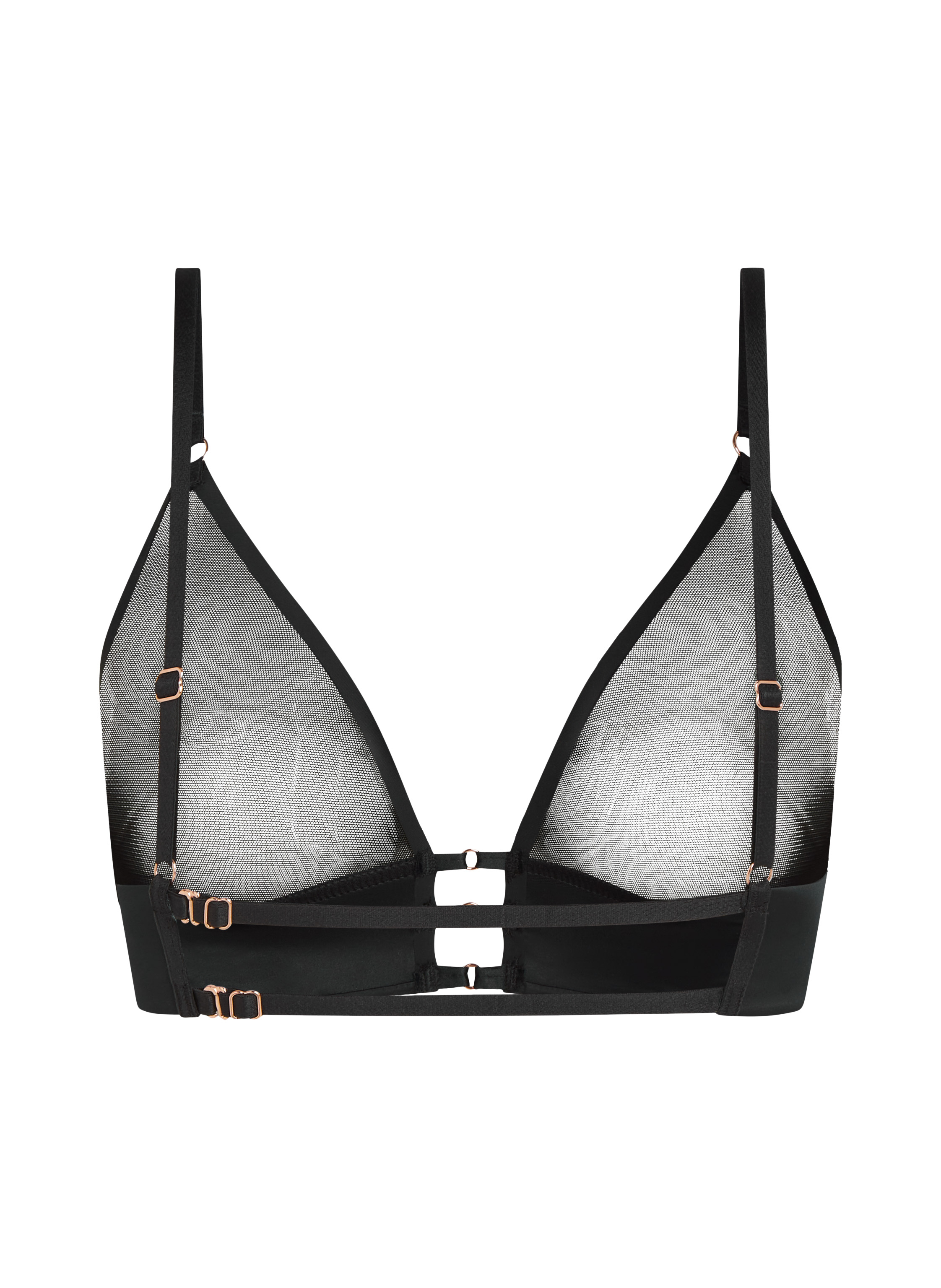 Brassière Mesh Essentials, Noir, main