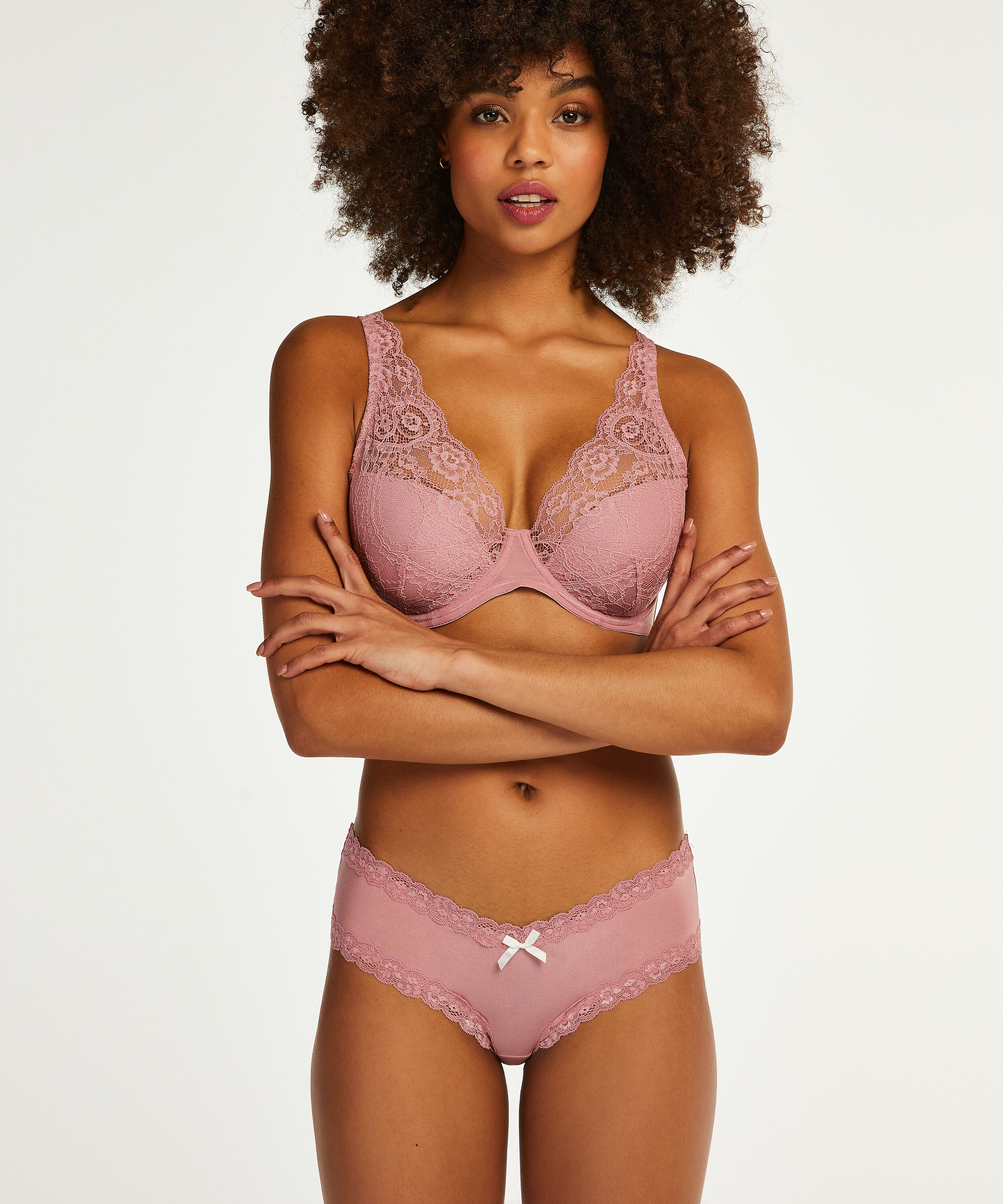 Slip brésilien V-shape micro, Violet