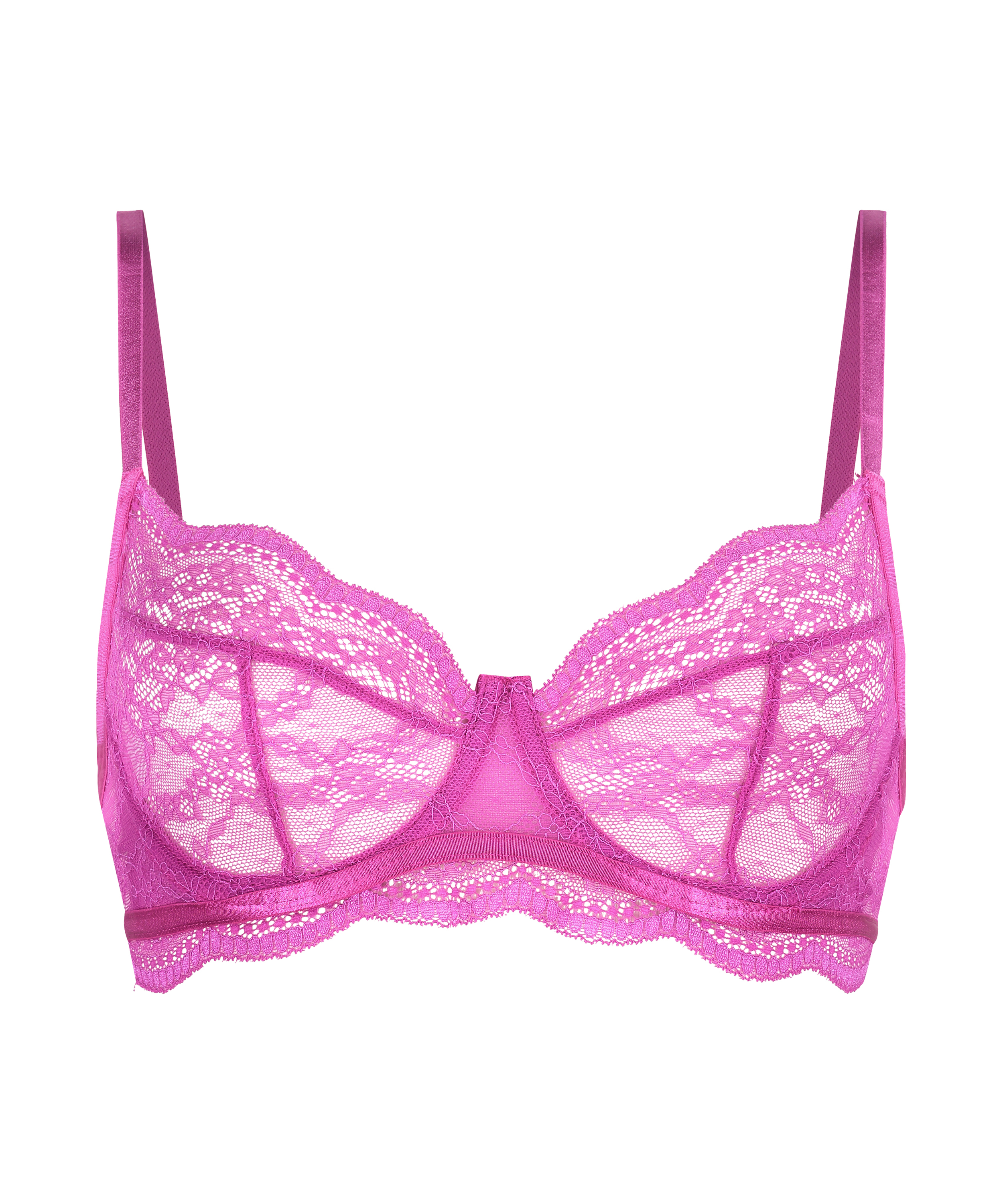 Soutien-gorge non-rembourr&eacute; &agrave; armatures Isabelle, Violet, main