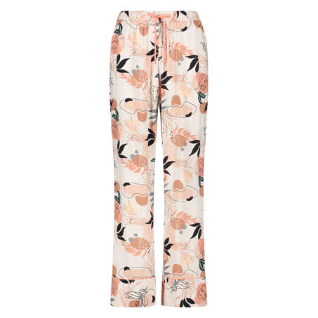 Pantalon de pyjama tiss&eacute;, Rose