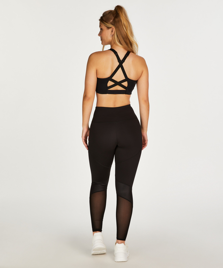 HKMX Soutien-gorge de sport The Pro Maintien niveau 3, Noir