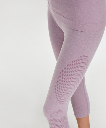 HKMX high waist capri roundknit, Violet