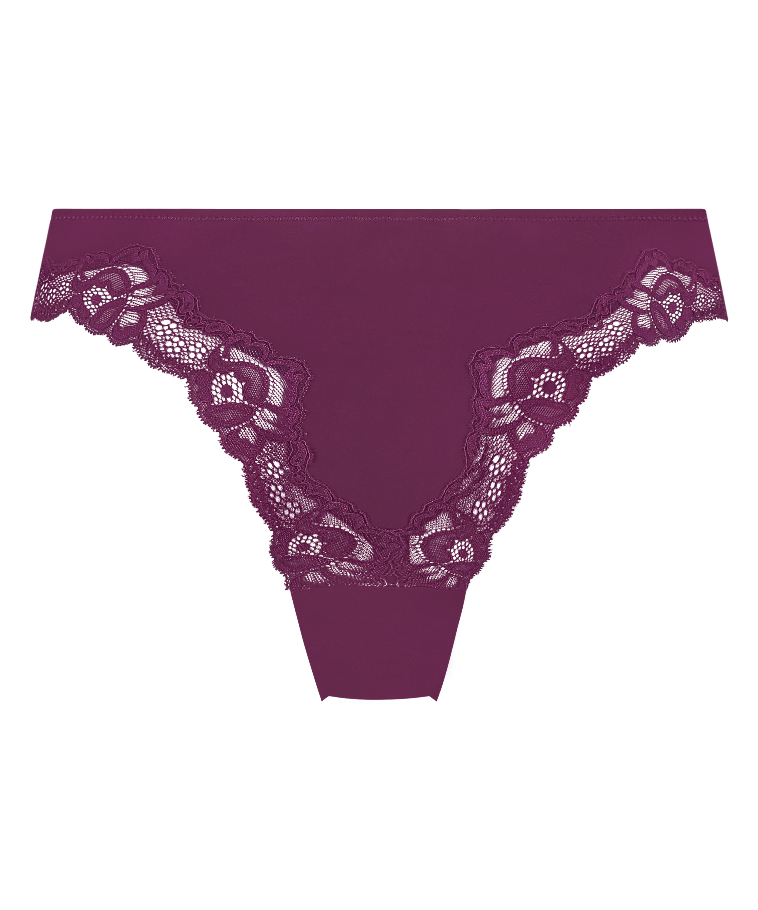 Slip brésilien Lace & Shine, Violet, main