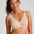 Soutien-gorge &agrave; armatures non-pr&eacute;form&eacute; minimiseur Nina, Beige