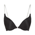 Soutien-gorge à armatures préformé push-up Transparant, Noir