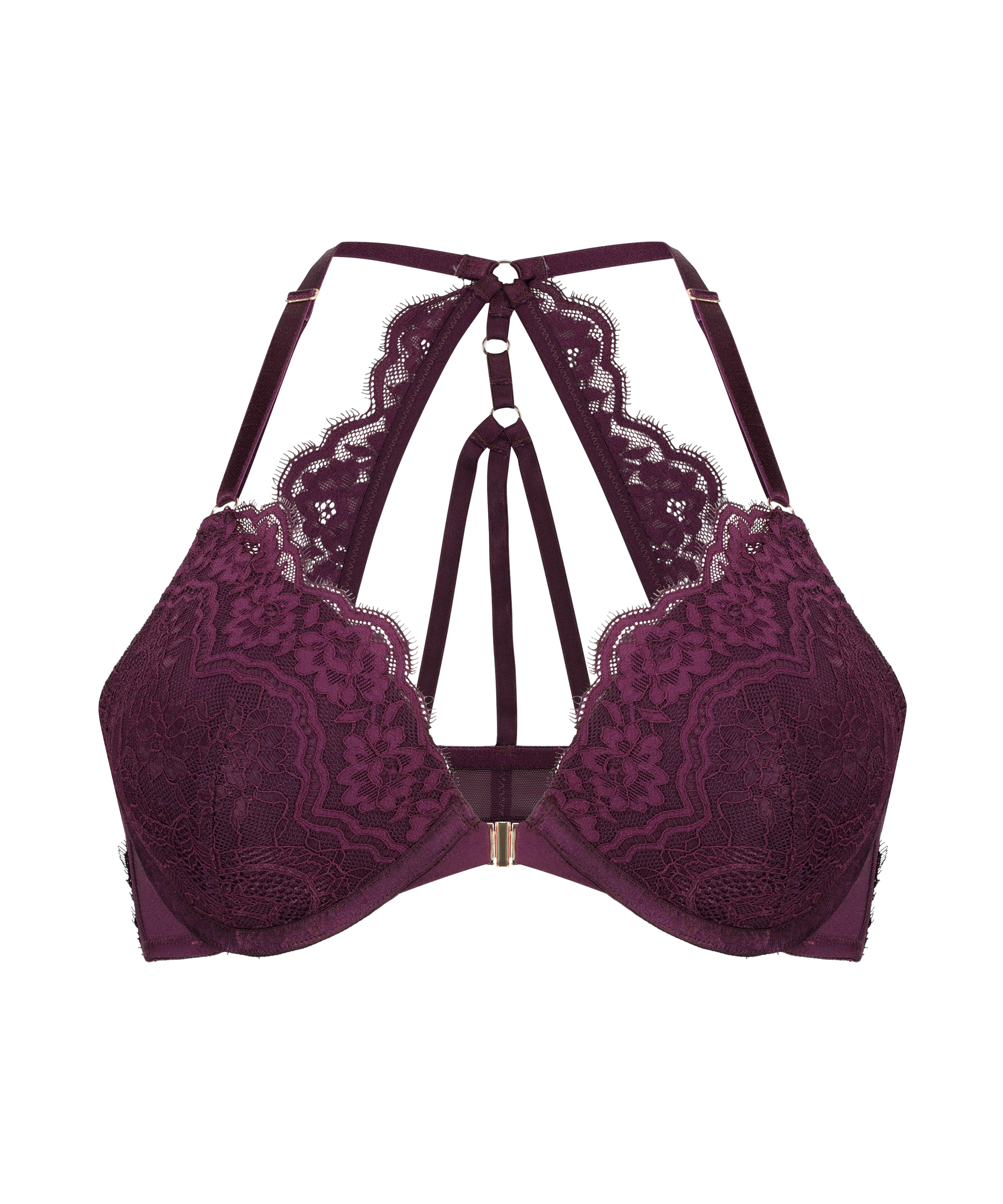 Soutien-gorge à armatures préformé push-up Melissa, Violet, main