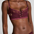 Soutien-gorge non rembourré longline Avela, Rouge