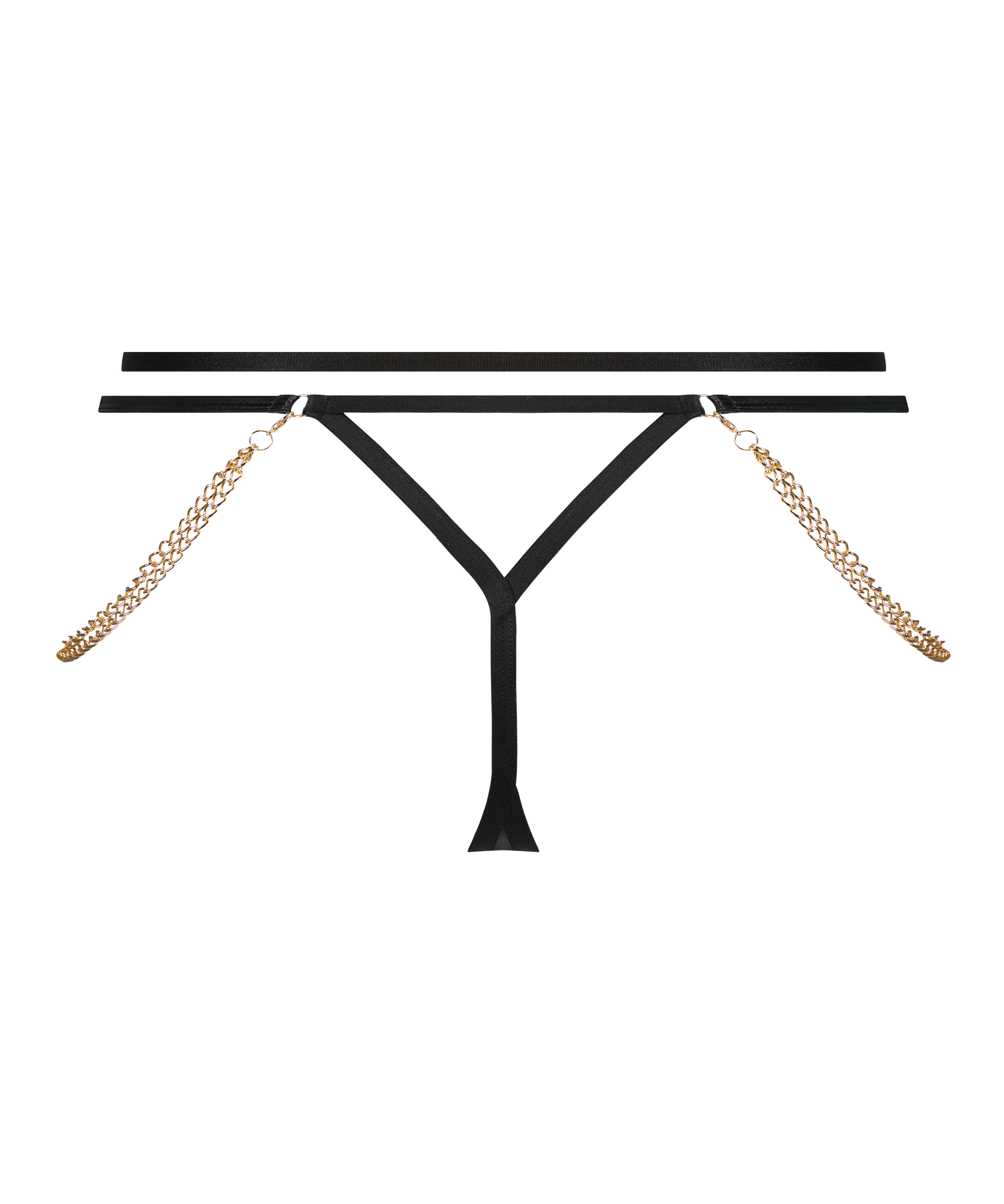 String taille haute Hecate, Noir, main