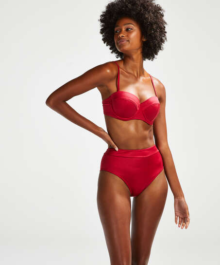 Haut de maillot de bain rembourr&eacute; &agrave; armatures Lola, Rouge