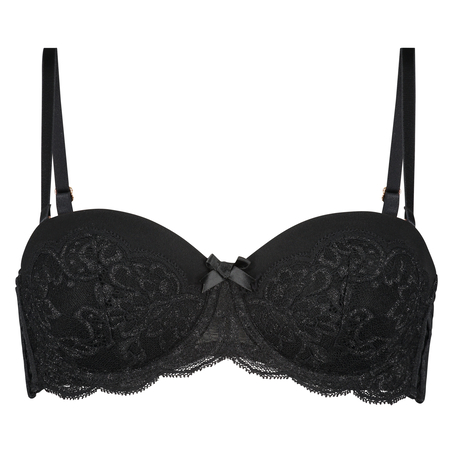 Soutien-gorge à armatures préformé bretelles amovibles Mara, Noir
